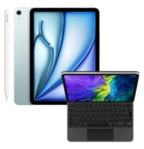 Tablet APPLE iPad Air 11 6 gen. 2024 256 GB Wi-Fi + Etui na iPad Air / iPad Pro APPLE Magic Keyboard + Rysik APPLE Pencil Pro