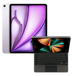 Tablet APPLE iPad Air 13 6 gen. 2024 128 GB 5G Wi-Fi + Etui na iPad Pro APPLE Magic Keyboard