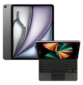 Tablet APPLE iPad Air 13 6 gen. 2024 512 GB 5G Wi-Fi + Etui na iPad Pro APPLE Magic Keyboard