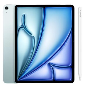 Tablet APPLE iPad Air 13" 6 gen. 2024 1 TB Wi-Fi Niebieski + Rysik APPLE Pencil Pro