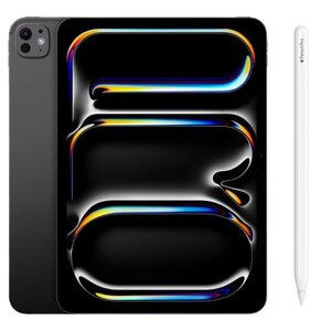 Tablet APPLE iPad Pro 11" 5 gen. 2024 Nanoglass 2 TB Wi-Fi Gwiezdna czerń + Rysik APPLE Pencil Pro