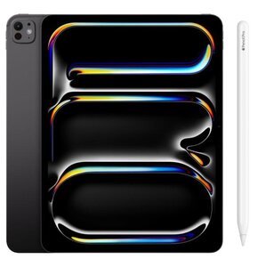 Tablet APPLE iPad Pro 13" 7 gen. 2024 Nanoglass 2 TB Wi-Fi Gwiezdna czerń + Rysik APPLE Pencil Pro