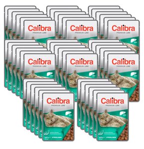 Karma dla kota CALIBRA Premium Sterilised Wątróbka 48 x 100 g