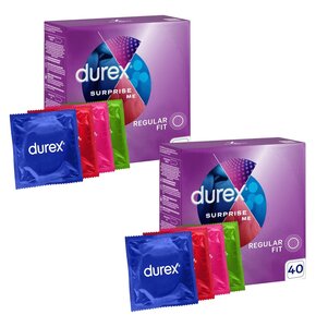 Prezerwatywa DUREX Surprise Me Mix 2 x 40 szt.