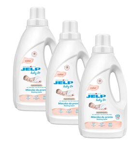 Płyn do prania JELP Baby 0+ Color 3 x 1500 ml