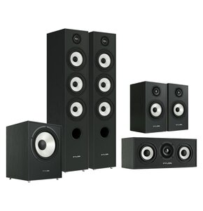 Kolumna głośnikowa PYLON AUDIO Pearl 27 Czarny jesion (2 szt.) + Kolumny głośnikowe PYLON AUDIO Pearl Monitor Czarny jesion (2 szt.) + Głośnik centralny PYLON AUDIO Pearl Center Czarny jesion (1 szt.) + Subwoofer PYLON AUDIO Pearl Sub Czarny jesion