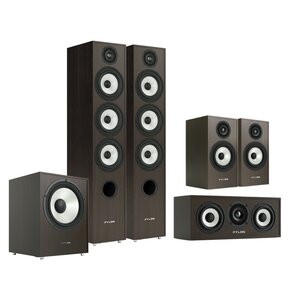 Kolumna głośnikowa PYLON AUDIO Pearl 27 Wenge (2 szt.) + Kolumny głośnikowe PYLON AUDIO Pearl Monitor Wenge (2 szt.) + Głośnik centralny PYLON AUDIO Pearl Center Wenge (1 szt.) + Subwoofer PYLON AUDIO Pearl Sub Wenge