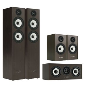 Kolumna głośnikowa PYLON AUDIO Pearl 25 Wenge (2 szt.) + Kolumny głośnikowe PYLON AUDIO Pearl Monitor Wenge (2 szt.) + Głośnik centralny PYLON AUDIO Pearl Center Wenge (1 szt.)