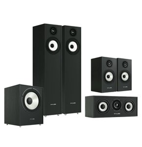 Kolumna głośnikowa PYLON AUDIO Pearl 20 Czarny (2 szt.) + Kolumny głośnikowe PYLON AUDIO Pearl Monitor Czarny jesion (2 szt.) + Głośnik centralny PYLON AUDIO Pearl Center Czarny jesion (1 szt.)