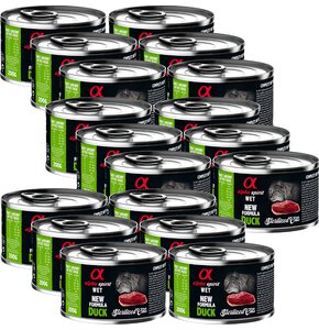 Karma dla kota ALPHA SPIRIT Sterilised Cats Duck 18 x 200 g