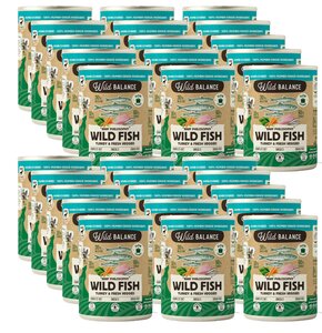 Karma dla psa WILD BALANCE Indyk z rybą 30 x 400 g
