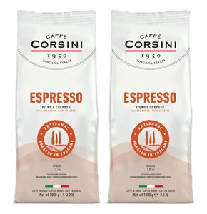 Kawa ziarnista CAFFE CORSINI Espresso 2 x 1 kg