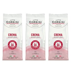 Kawa ziarnista CAFFE CORSINI Crema 3 x 1 kg