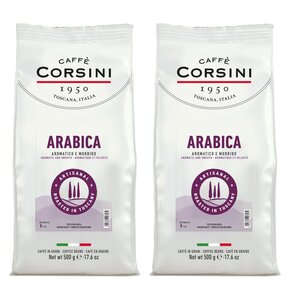 Kawa ziarnista CAFFE CORSINI Arabica 2 x 0.5 kg
