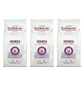 Kawa ziarnista CAFFE CORSINI Arabica 3 x 0.5 kg