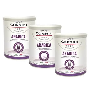 Kawa ziarnista CAFFE CORSINI Arabica 3 x 0.25 kg