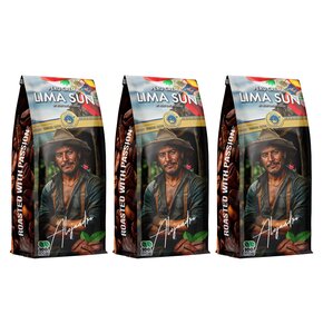 Kawa ziarnista BLUE ORCA COFFEE Peru Lima Sun Crema Farmers 3 x 1 kg