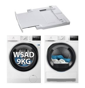 Pralka ELECTROLUX MEW2E9X6P SensiCare 600 9kg 1200 obr + Suszarka ELECTROLUX MEWD2E8C6P Absolute Care 600 + Łącznik AEG A1WYHSK1