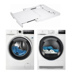Pralka ELECTROLUX MEW3E8Y6P SensiCare 600 8kg 1400 obr + Suszarka ELECTROLUX Absolute Care 700 MEWD3E9C7P + Łącznik ELECTROLUX E1WYHSK2