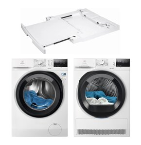 Pralka ELECTROLUX MEW2E8Y6P SensiCare 600 8kg 1400 obr + Suszarka ELECTROLUX MEWD2E8C6P Absolute Care 600 + Łącznik ELECTROLUX E1WYHSK1