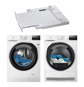 Pralka ELECTROLUX MEW2E8Y6P SensiCare 600 8kg 1400 obr + Suszarka ELECTROLUX Absolute Care 600 EW6D285YP + Łącznik AEG A1WYHSK1