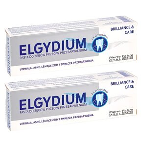 Pasta do zębów ELGYDIUM Brillance & Care 2 x 30 ml
