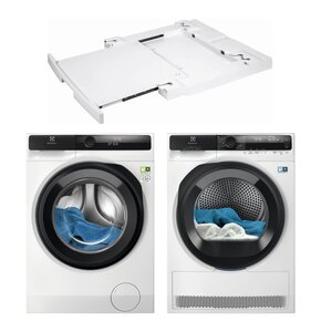 Pralka ELECTROLUX EW8F5402QP UltraCare 800 11kg 1400 obr UniversalDose + Suszarka ELECTROLUX EW8D595MCP Absolute Care 8000 ProSteam + Łącznik ELECTROLUX E1WYHSK2