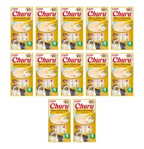 Przysmak dla kota INABA Churu Tuńczyk z serem 48 x 14 g