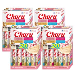 Przysmak dla kota INABA Ciao Churu Variety Owoce morza 80 x 14 g