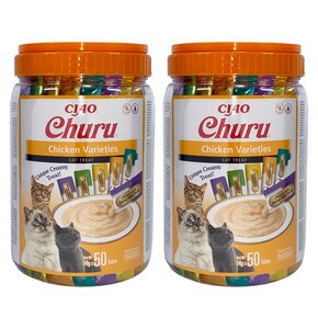 Przysmak dla kota INABA Ciao Churu Variety Kurczak 100 x 14 g