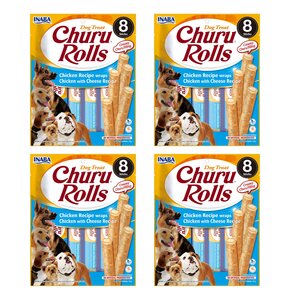 Przysmak dla psa INABA Churu Rolls Kurczak z serem 32 x 12 g
