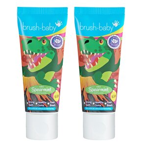Pasta do zębów BRUSH-BABY Spearmint 2 x 50 ml