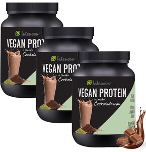 Odżywka białkowa INTENSON Vegan Protein Czekoladowy 3 x 600 g