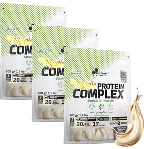 Odżywka białkowa OLIMP Veggie Protein Complex Naturalny 3 x 500 g Bez laktozy