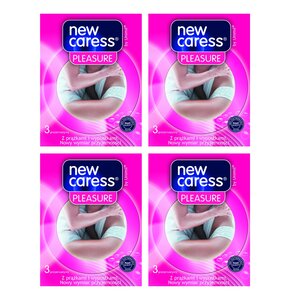 Prezerwatywy UNIMIL New Caress Pleasure  (12 szt.)