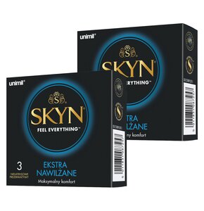 Prezerwatywy SKYN Ekstra Nawilżane  (6 szt.)