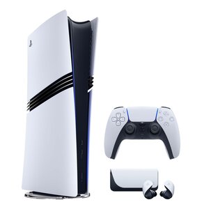 Konsola SONY PlayStation 5 Pro + Słuchawki SONY Pulse Explore Bezprzewodowe, Dokanałowe, Dźwięk przestrzenny