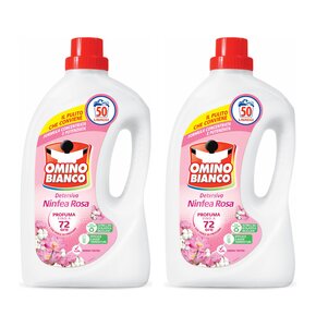 Płyn do prania OMINO BIANCO Ninfea Rosa 2 x 2000 ml
