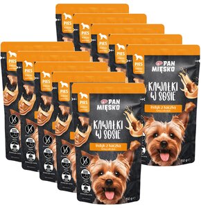Karma dla psa PAN MIĘSKO Indyk z kaczką 10 x 150 g