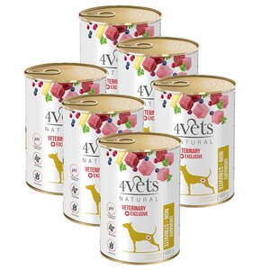 Karma dla psa 4VETS NATURAL Urinary Non Struvit Dog 6 x 400 g