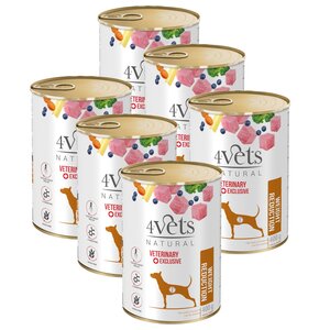 Karma dla psa 4VETS NATURAL Weight Reduction 6 x 400 g