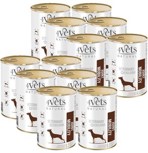 Karma dla psa 4VETS NATURAL Joint Mobility 12 x 400 g