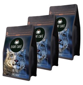Kawa ziarnista EIGHT CAFE Arabica Nepal 3 x 1 kg (Rzemieślnicza)