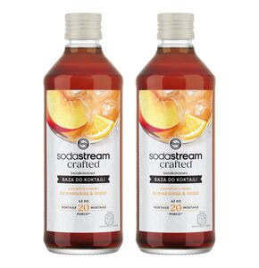 Syrop do saturatorów SODASTREAM Crafted Brzoskwinia i Imbir 2 x 330 ml