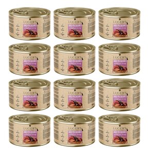 Karma dla kota LUGER'S Daily Pleasures Wołowina z Krewetkami 12 x  185 g
