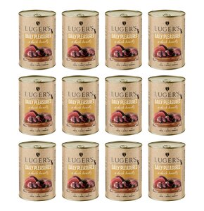 Karma dla kota LUGER'S Daily Pleasures z sercami z kaczki 12 x  400 g