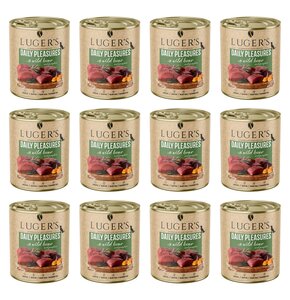 Karma dla psa LUGER'S Daily Pleasures z dzikiem i dynią 12 x  800 g
