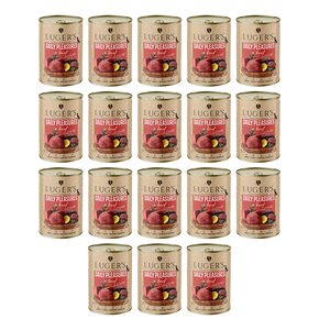 Karma dla psa LUGER'S Daily Pleasures z wołowiną i ziemniakami 18 x 400 g
