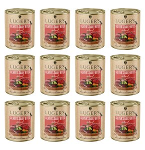 Karma dla psa suszona LUGER'S Silver's Daily Bites z wołowiną, marchewką i brokułem 12 x  800 g