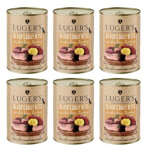 Karma dla psa LUGER'S Silver's Daily Bites z kurczakiem, indykiem i ziemniakiem 6 x 400 g